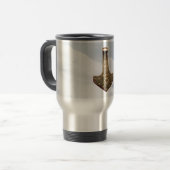 Mug De Voyage Bouteille de voyage Gold Thor Hammer (Devant gauche)