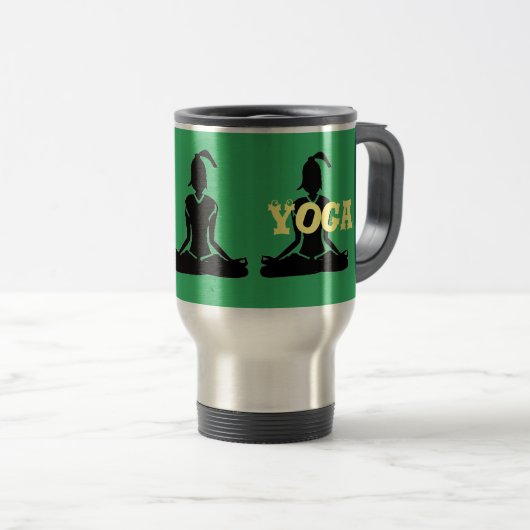 Mug De Voyage Bouteille de voyage 'Java Yoga' (Devant droit)
