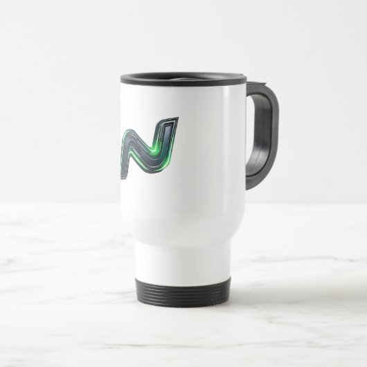 Mug De Voyage Bouteille du logo Nova (Devant droit)
