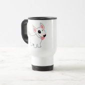 Mug De Voyage Bouton à carreaux Terrier Commutateur (Devant gauche)