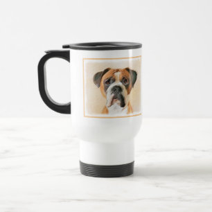 Mug De Voyage Boxer Dog Peinture Non Décroché Art animal origina