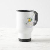 Mug De Voyage Branche de Noël décorée en bauble (Devant droit)