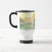 Mug De Voyage Breathe Mountain Forest Gold Green (Gauche)