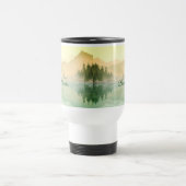 Mug De Voyage Breathe Mountain Forest Gold Green (Centre)