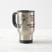 Mug De Voyage Brebis non grosse, brebis pelucheuse ! (Devant gauche)