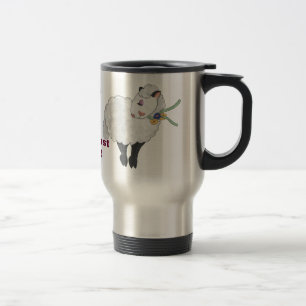 Mug De Voyage Brebis non grosse, brebis pelucheuse !