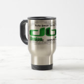 Mug De Voyage Brésilien Jiu-Jitsu de Denton (Devant gauche)