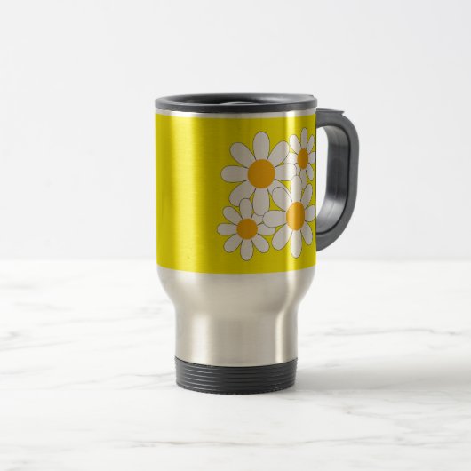 Mug De Voyage Bright and Bold Daisy (Devant droit)