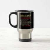 Mug De Voyage Brique brique Construction brique  (Gauche)