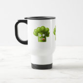 Mug De Voyage Brocoli drôle de bande dessinée (Gauche)