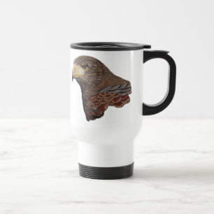 Mug De Voyage Broderie Harris Hawk Faux