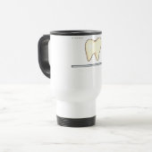 Mug De Voyage Brosse dentaire douce de miroir de dent (Devant gauche)