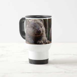 Mug De Voyage Brown Fluffy Baby Australian Wombat,