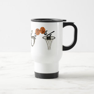 Mug De Voyage Bruissement de basket-ball