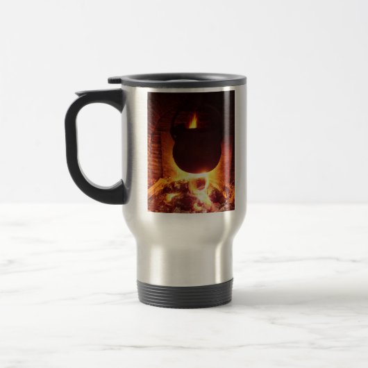 Mug De Voyage Brûlure du feu (Gauche)