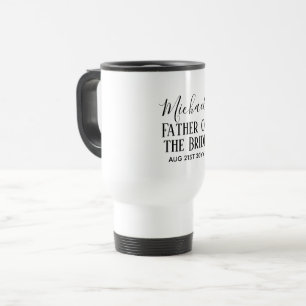 Mug De Voyage BUDGET Bestman Groomsmen Cadeaux Noir Blanc