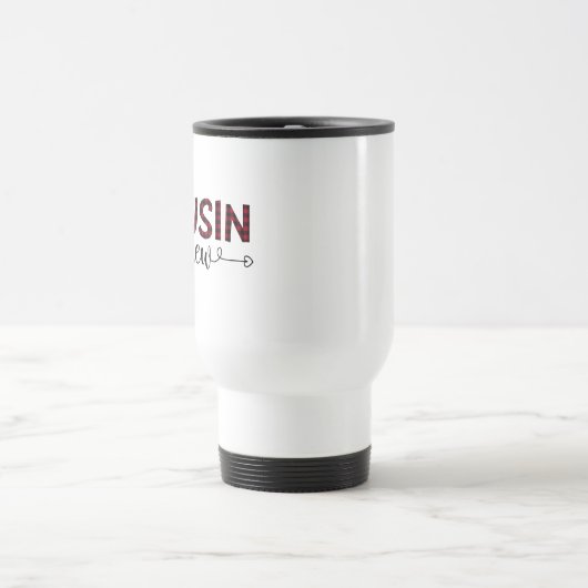 Mug De Voyage Buffalo de l'équipage de Cousin Plaid Noël Motif (Centre)