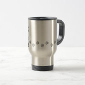 Mug De Voyage Bull-terrier de bande dessinée (Devant droit)