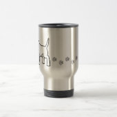 Mug De Voyage Bull-terrier de bande dessinée (Centre)