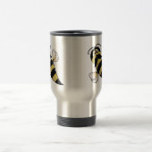 Mug De Voyage Bumble Bee with Mustache (Centre)
