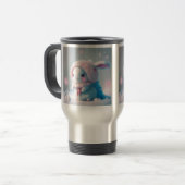 Mug De Voyage Bunny d'hiver/Mug de navette, 15 oz (Devant gauche)