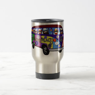 Mug De Voyage Bus de la Paix du Singe Chaussette