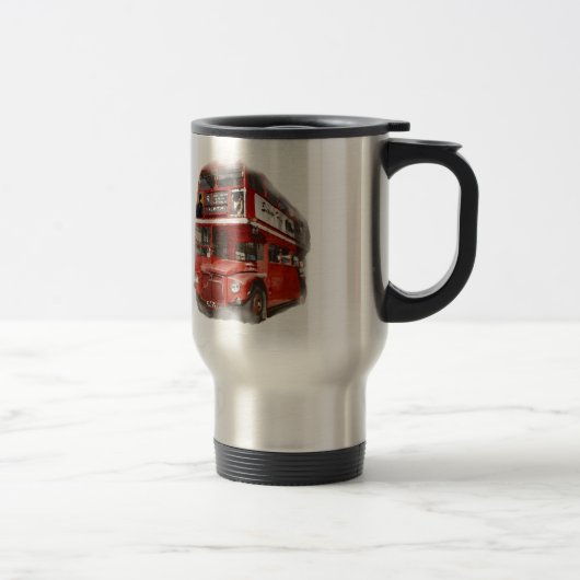 Mug De Voyage Bus Old Red London (Droit)
