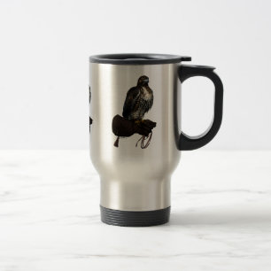 Mug De Voyage Buse à queue rouge sur Glove