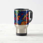Mug De Voyage Butterfly Serenade: Sip in Style (Devant droit)