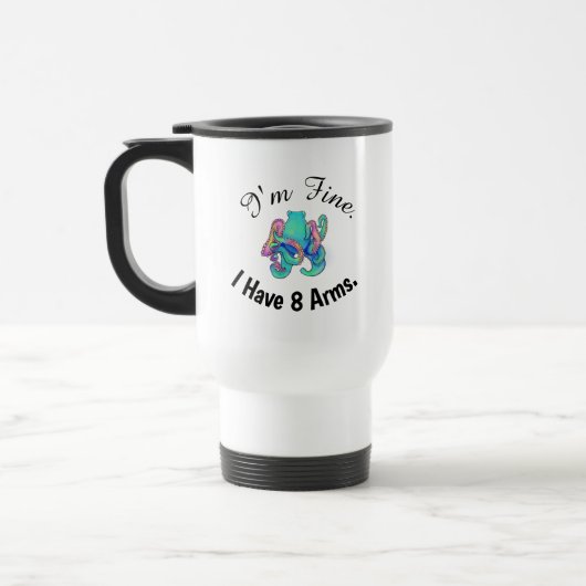 Mug De Voyage "Ça va. J'Ai 8 Armes." (Gauche)