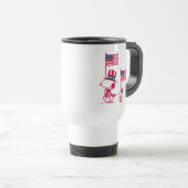 Mug De Voyage cacahuètes | American Summer Old Glory (Devant droit)