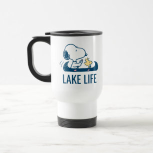 Mug De Voyage cacahuètes   Canoë Snoopy & Woodstock