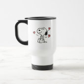 Mug De Voyage cacahuètes | Coeurs de snoopy (Gauche)