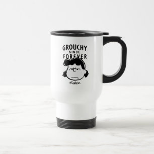 Mug De Voyage cacahuètes   Grouchy depuis toujours Lucy