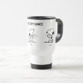 Mug De Voyage cacahuètes | La Danse Snoopy (Devant droit)