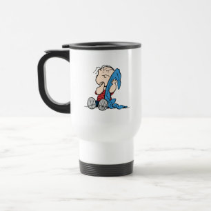 Mug De Voyage cacahuètes Linus et sa couverture