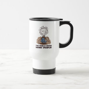 Mug De Voyage cacahuètes   Pigpen Le Monde A Besoin De Gens Maud