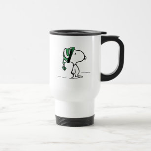 Mug De Voyage cacahuètes   Snoopy Green Casquette de neige