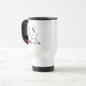 Mug De Voyage cacahuètes | Snoopy Ho Ho Ho Plat alimentaire (Devant gauche)