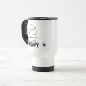 Mug De Voyage cacahuètes | Snoopy Le Secret À La Vie (Devant gauche)