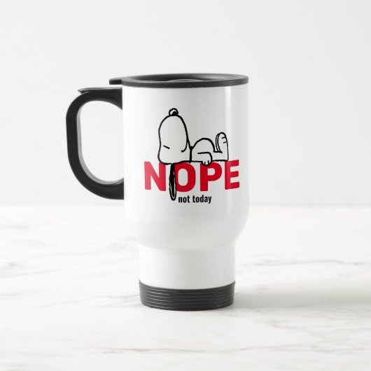 Mug De Voyage cacahuètes | Snoopy Pas aujourd'hui (Gauche)