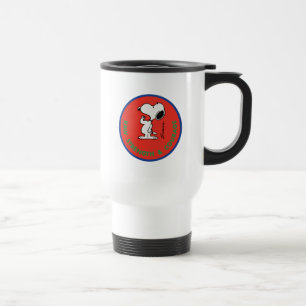 Mug De Voyage cacahuètes Snoopy Raw Force & Courage Badge