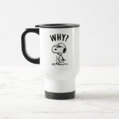 Mug De Voyage cacahuètes | Snoopy Se Demande Pourquoi ? (Gauche)