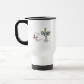 Mug De Voyage cacahuètes | Snoopy & Woodstock Froid Birdbath (Gauche)