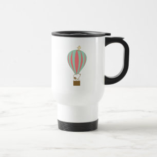 Mug De Voyage cacahuètes   Snoopy & Woodstock Hot Air Balloon