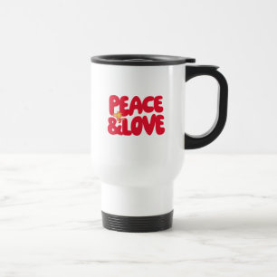 Mug De Voyage cacahuètes Woodstock Peace & Love
