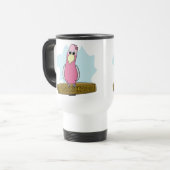 Mug De Voyage Cacatoès de Galah de bande dessinée (Devant gauche)