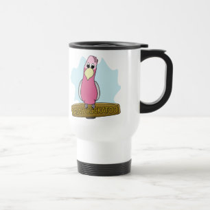Mug De Voyage Cacatoès de Galah de bande dessinée