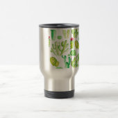 Mug De Voyage Cactus à l'aquarelle (Centre)
