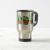 Mug De Voyage Cactus cactus cactus succulents (Devant droit)